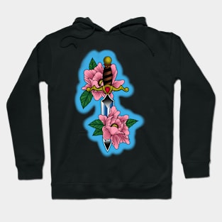 Dagger and flowers Hoodie